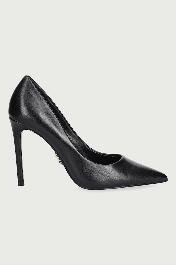 Steve Madden Szpilki skórzane Thrive 11003887.017 czarny AW26