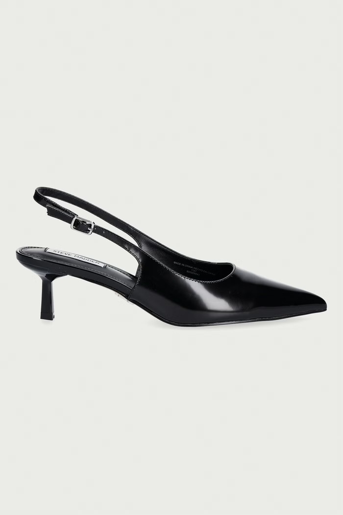 Steve Madden szpilki skórzane Korra 11003902.BBX czarny AW26