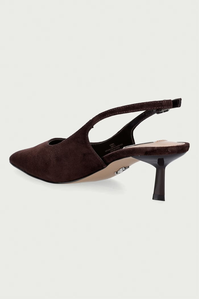 Obuwie Steve Madden szpilki zamszowe Korra 11003902.GCS brązowy