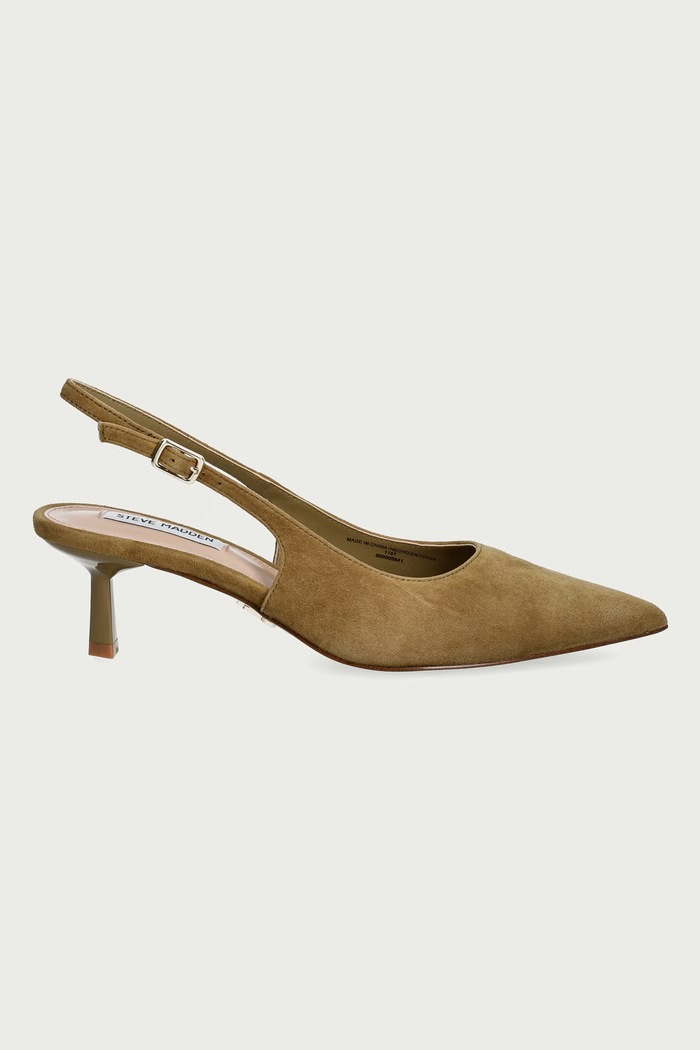 Steve Madden szpilki zamszowe Korra 11003902.KOE zielony AW26