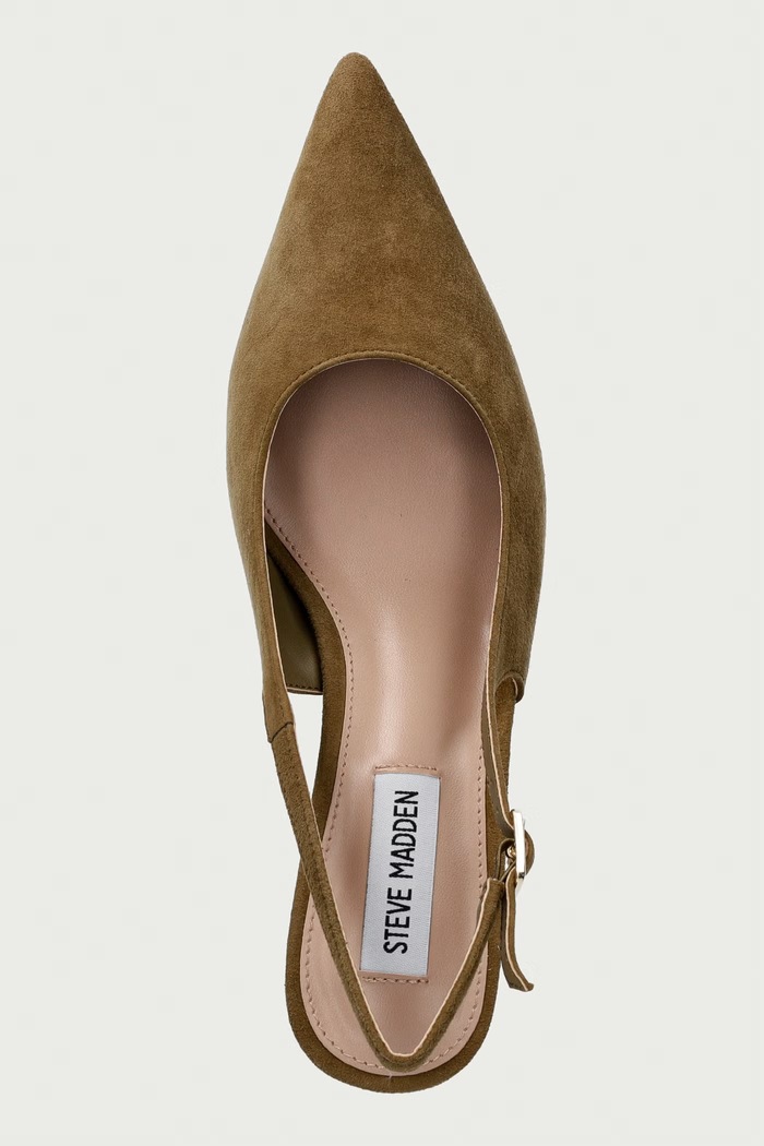 Steve Madden szpilki zamszowe Korra zielony 11003902.KOE