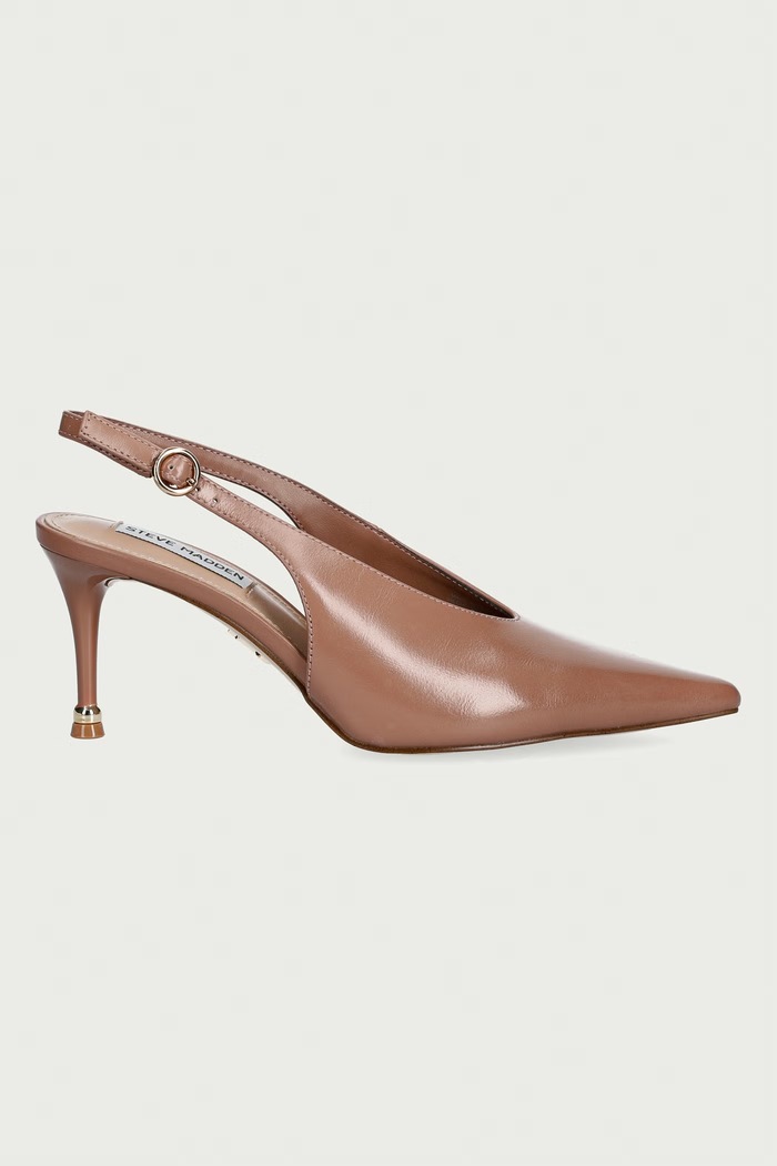 Steve Madden szpilki skórzane Archway 11005669.234 brązowy AW26