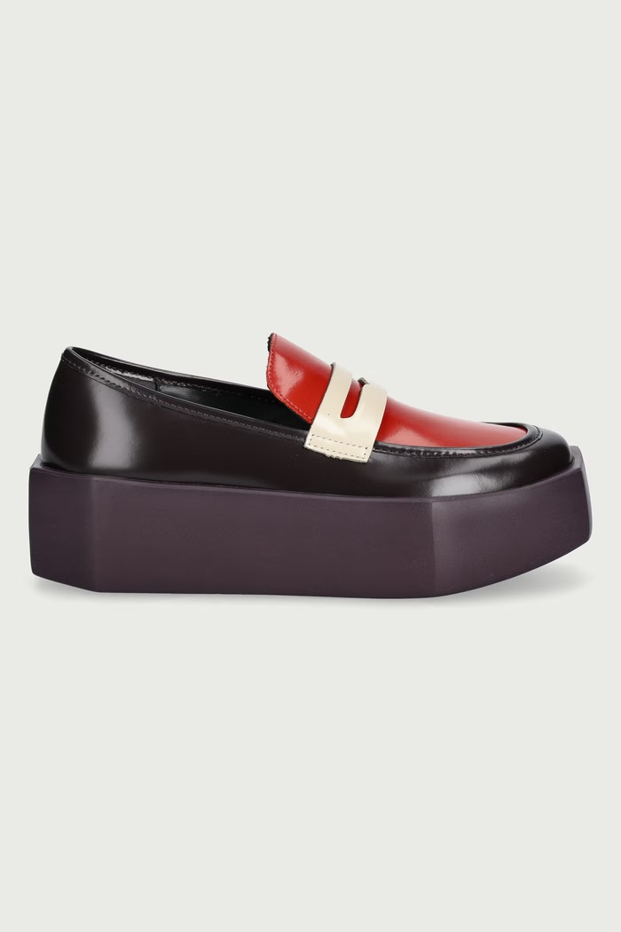 United Nude Λόφτερ Γυναικεία δερμάτινα Stone Loafer Lo 11055996119 καφέ AW26
