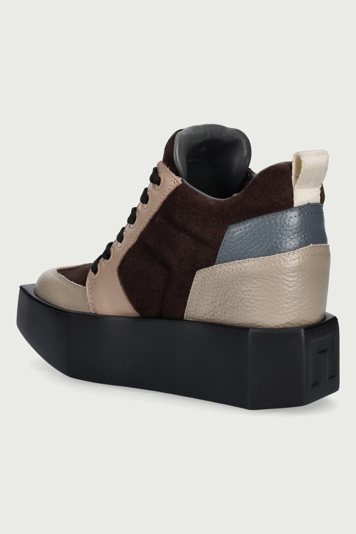 Παπούτσια United Nude Stone Court Mid sneakers γυναικεία δερμάτινα 11053161165 μπεζ