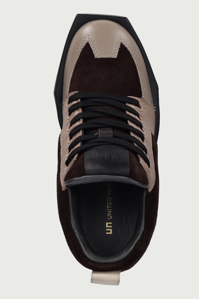 Stone Court Mid sneakers γυναικεία δερμάτινα United Nude 11053161165 μπεζ