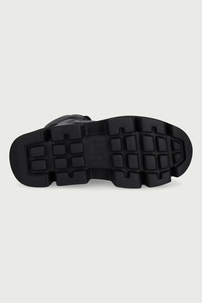 Čizme za žene od kože Stomper Puffy Combat United Nude crna 1105101170