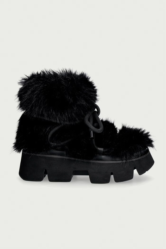 United Nude Stomper Fur Boot μπότες χιονιού Γυναικεία 1104801120 μαύρο AW26
