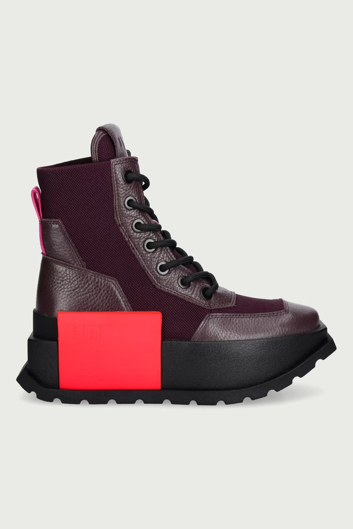 United Nude Μποτάκια Γυναικεία Roko Combat 11045993165 μπορντό AW26