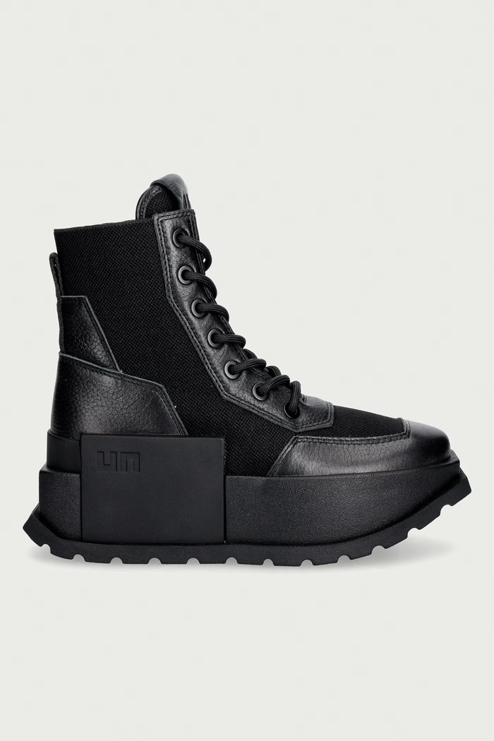 United Nude Čizme za žene Roko Combat 1104501165 crna AW26