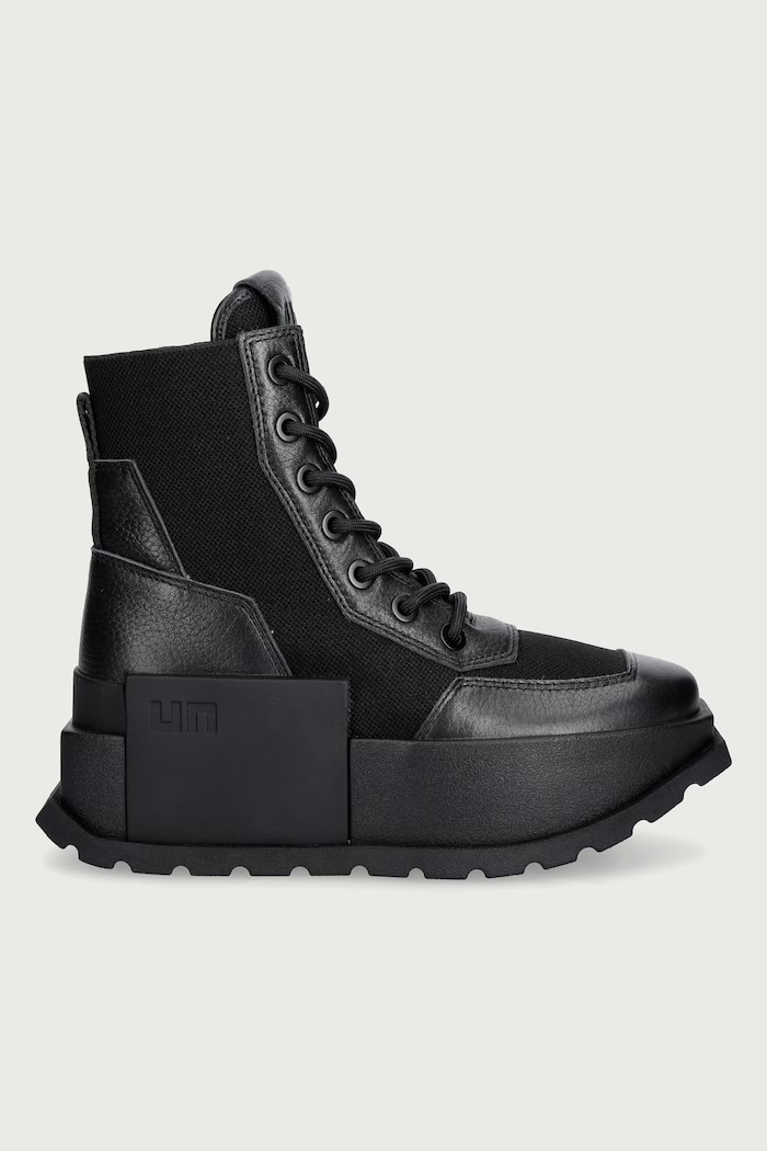United Nude Workery damskie Roko Combat 1104501165 czarny AW26