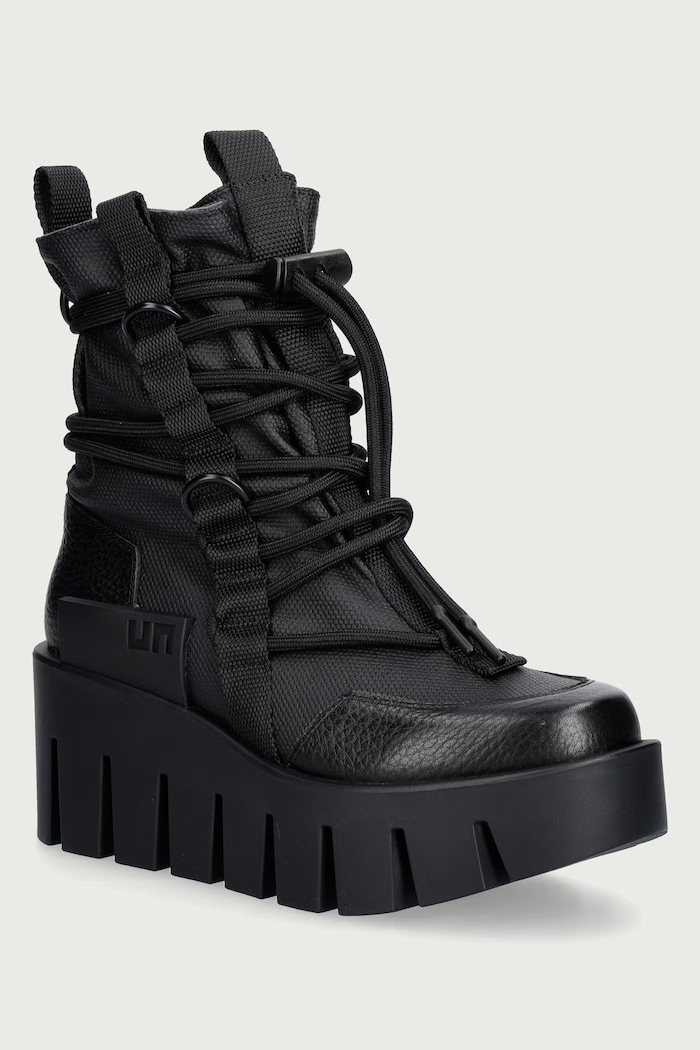 United Nude Kotníkové boty na platformě dámské Grip Desert Lo černá 1103401165