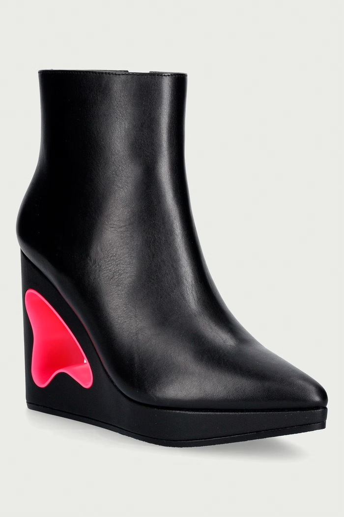 United Nude Μποτάκια πλατφόρμες Γυναικεία δερμάτινα Void Bootie μαύρο 110300116