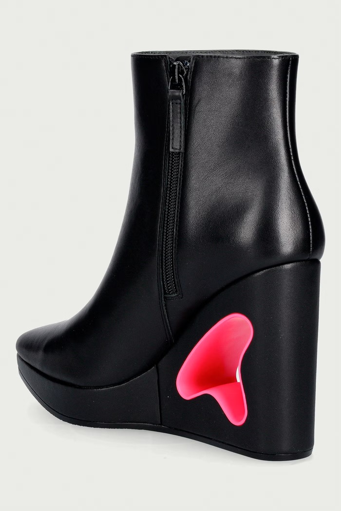 Παπούτσια United Nude Μποτάκια πλατφόρμες Γυναικεία δερμάτινα Void Bootie 110300116 μαύρο