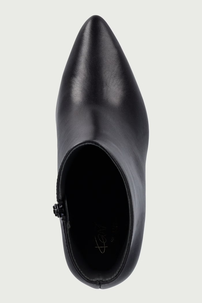 Ботинки до щиколотки на танкетке для женщин кожаные Void Bootie United Nude 110300116 чёрный