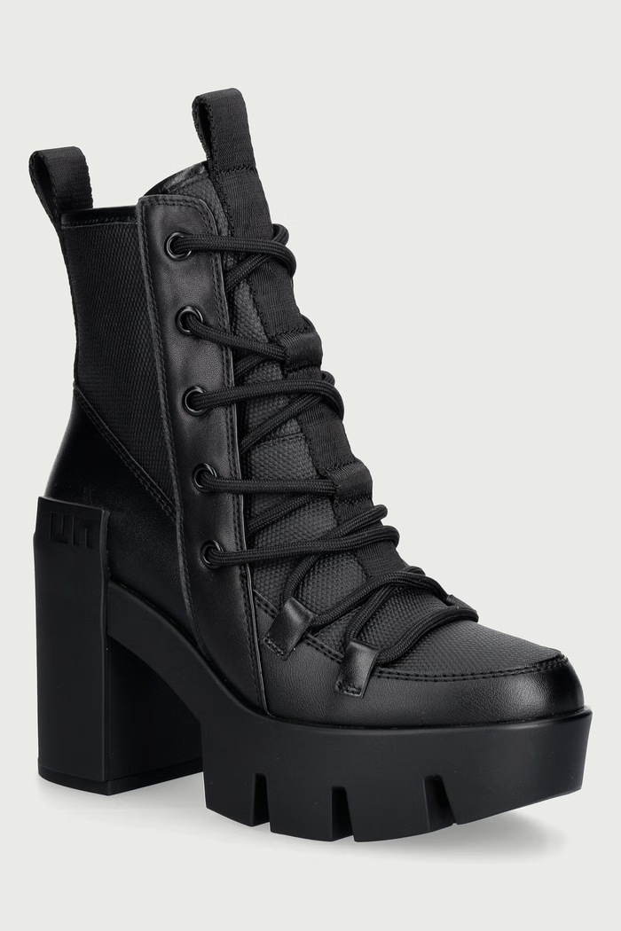 United Nude Členkové čižmy dámske Grip Explorer Mid čierna 1088301542
