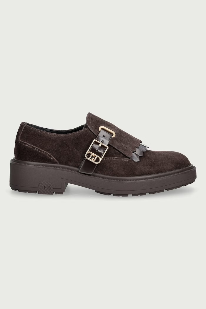 Liu Jo Мокасини дамски от кожа DUBLIN 14 SF6101PX938S3365 кафяв AW26