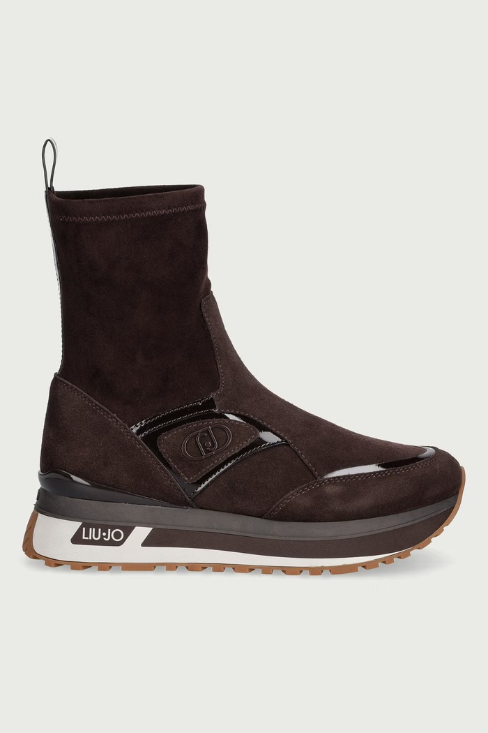 Liu Jo LIU JO MAXI WONDER 104 sneakers dámske semišové BF6107PX962S3365 hnedá AW26