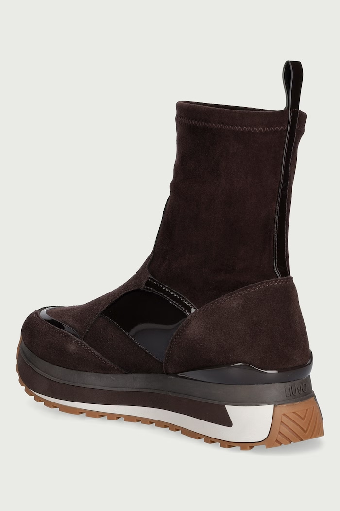 Obuv Liu Jo LIU JO MAXI WONDER 104 sneakers dámske semišové BF6107PX962S3365 hnedá