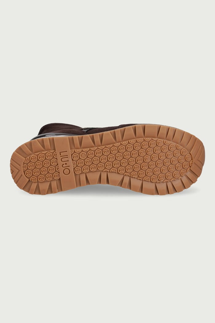 LIU JO MAXI WONDER 104 sneakers dámske semišové Liu Jo hnedá BF6107PX962S3365