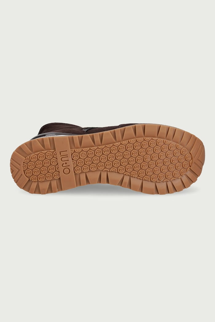 LIU JO MAXI WONDER 104 sneakers dámske semišové Liu Jo hnedá BF6107PX962S3365