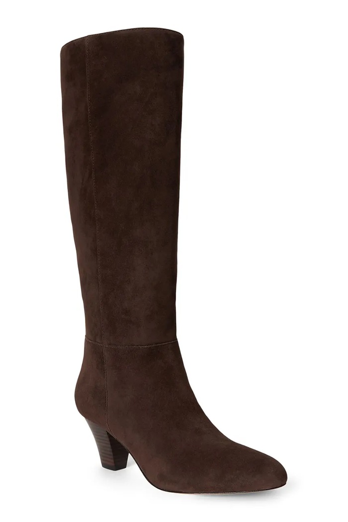Lauren Ralph Lauren Kozaki damskie skórzane Emrsyn Tl Hl 802P15715003.200 brązowy AW26