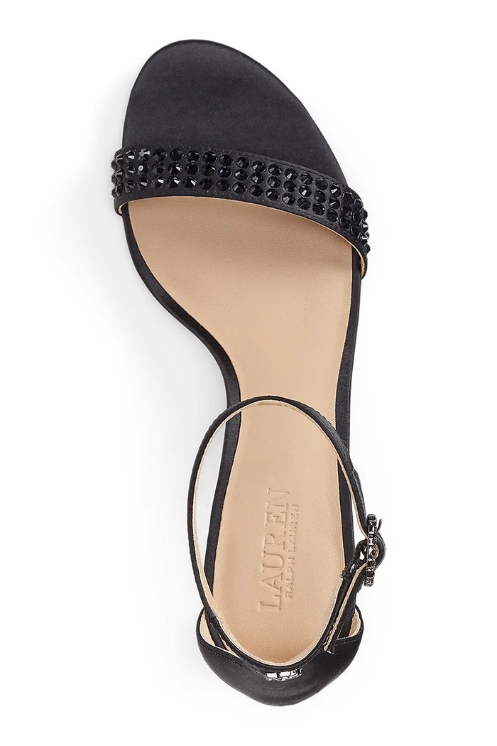 Sandały na szpilce Allie Mid Lauren Ralph Lauren 802P22316001.001 czarny