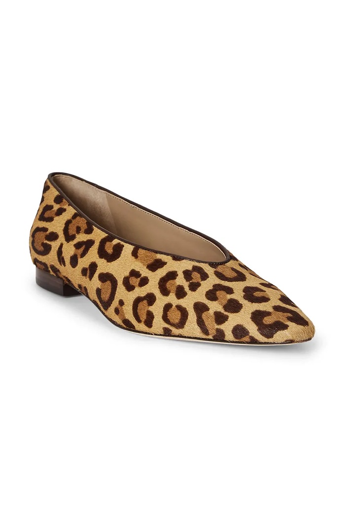 Lauren Ralph Lauren Baleriny skórzane Audri 802P18412001.999 beżowy AW26