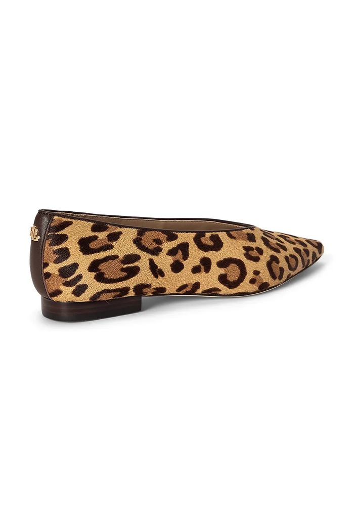 Obuwie Lauren Ralph Lauren Baleriny skórzane Audri 802P18412001.999 beżowy