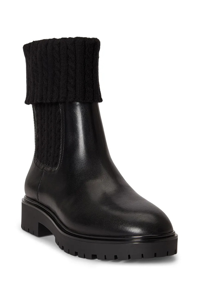 Lauren Ralph Lauren Botki damskie skórzane Allyson Cbl 802P17088001.001 czarny AW26