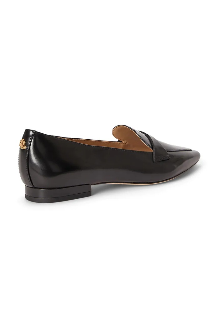 Obuwie Lauren Ralph Lauren mokasyny damskie skórzane Audri Loafer 802P16900001.001 czarny