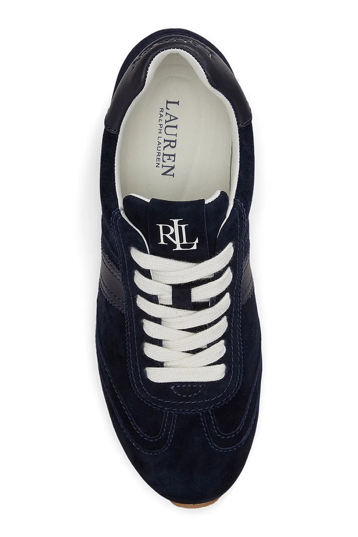 Lauren Ralph Lauren Dani Lw Prfl sneakersy damskie zamszowe granatowy 802P15837005.410