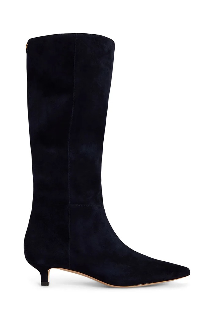 Lauren Ralph Lauren Kozaki damskie zamszowe Frncsa Tl Hl granatowy 802P15726004.410