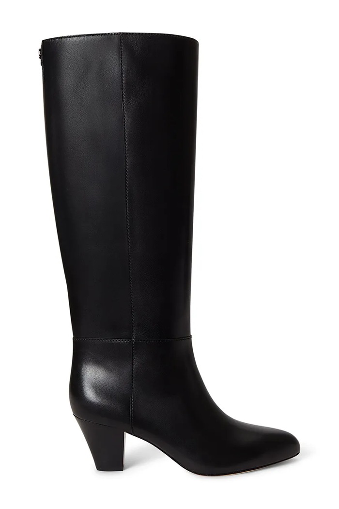 Lauren Ralph Lauren Kozaki damskie skórzane Emrsyn Tl Hl czarny 802P15714001.001