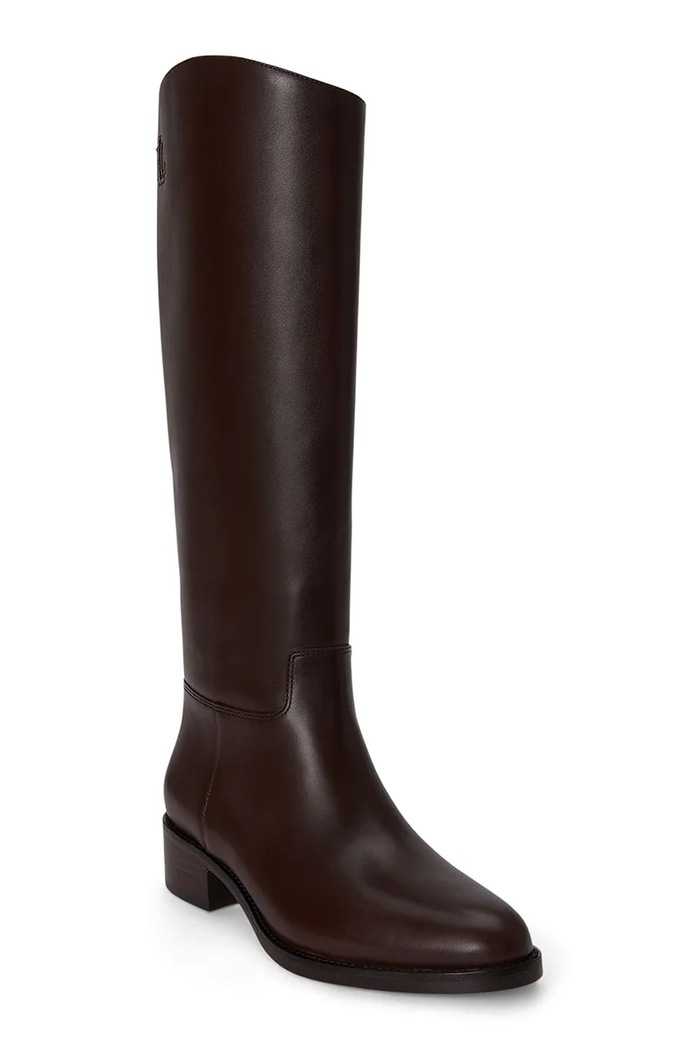 Lauren Ralph Lauren Kozaki damskie skórzane Kyle 802P12995003.200 brązowy AW26