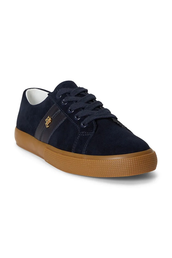Lauren Ralph Lauren Mokasyny damskie zamszowe Janson II 802868344009.410 granatowy AW26