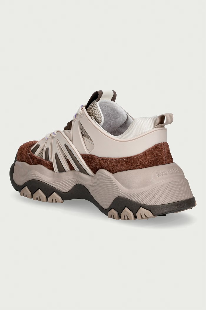 Obuwie Patrizia Pepe Sneakersy damskie zamszowe 8Z0043.V005.FH10 brązowy