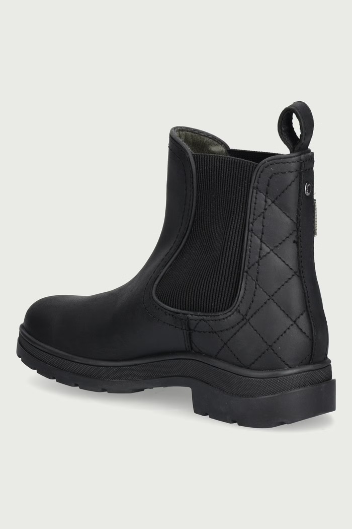 Обувки Barbour Боти челси дамски от набук LFO0789BK92 черен