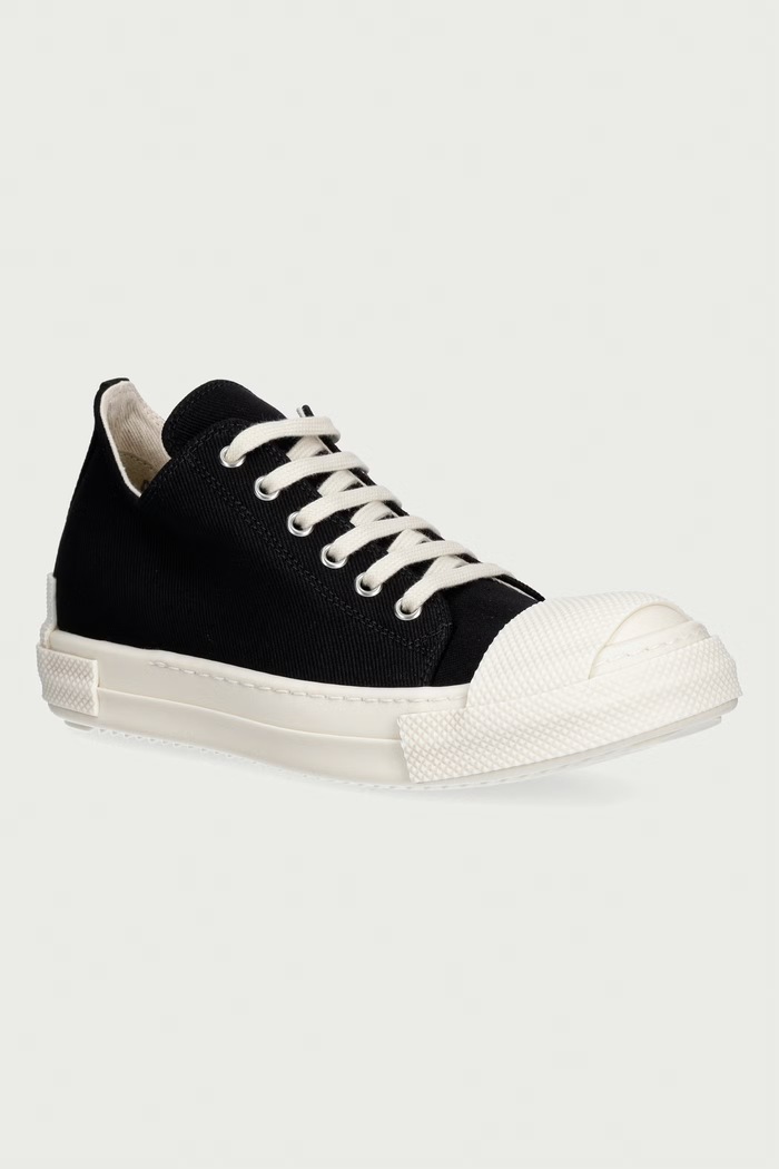 Rick Owens DRKSHDW Low πάνινα sneakers Γυναικεία χαμηλά μαύρο DS02F6802.DOEH1