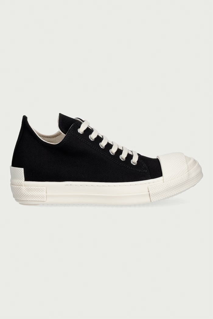 Rick Owens DRKSHDW Low πάνινα sneakers Γυναικεία χαμηλά DS02F6802.DOEH1 μαύρο AW26
