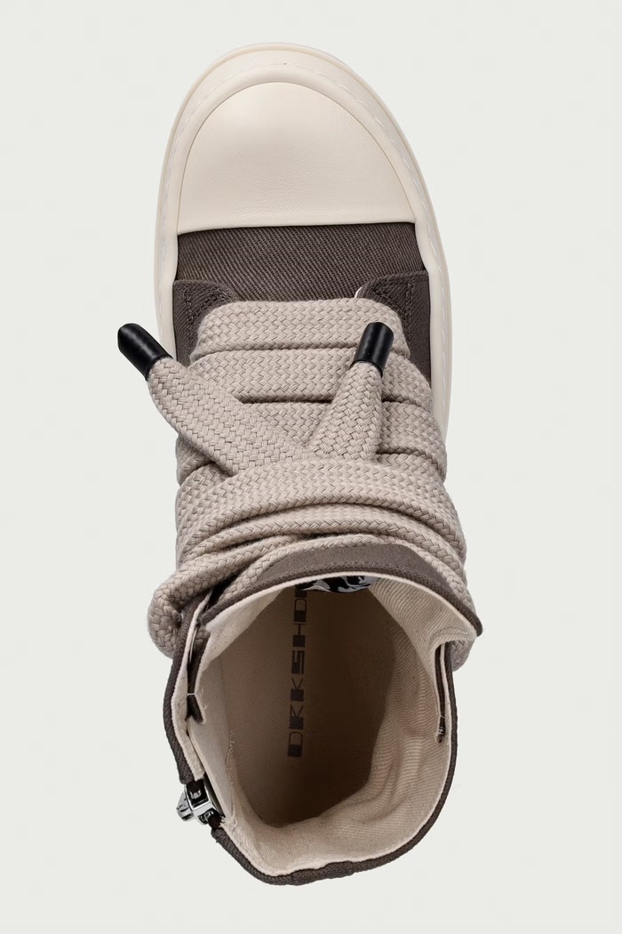 Jumbolace πάνινα Γυναικεία χαμηλά Rick Owens DRKSHDW DS02F6818.DOW2 γκρί