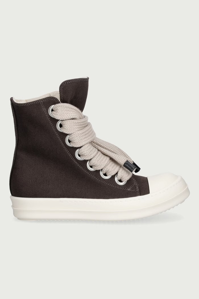 Rick Owens DRKSHDW Jumbolace πάνινα Γυναικεία χαμηλά DS02F6818.DOW2 καφέ AW26