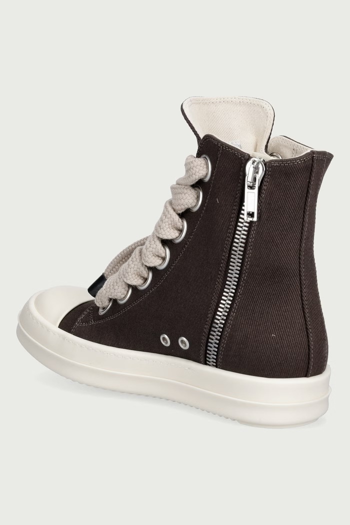 Παπούτσια Rick Owens DRKSHDW Jumbolace πάνινα Γυναικεία χαμηλά DS02F6818.DOW2 καφέ