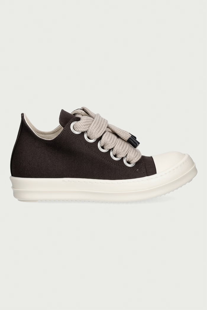 Rick Owens DRKSHDW Jumbolace Low πάνινα sneakers Γυναικεία χαμηλά DS02F6819.DOW2 καφέ AW26