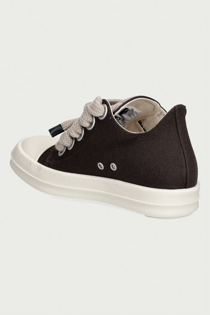 Παπούτσια Rick Owens DRKSHDW Jumbolace Low πάνινα sneakers Γυναικεία χαμηλά DS02F6819.DOW2 καφέ