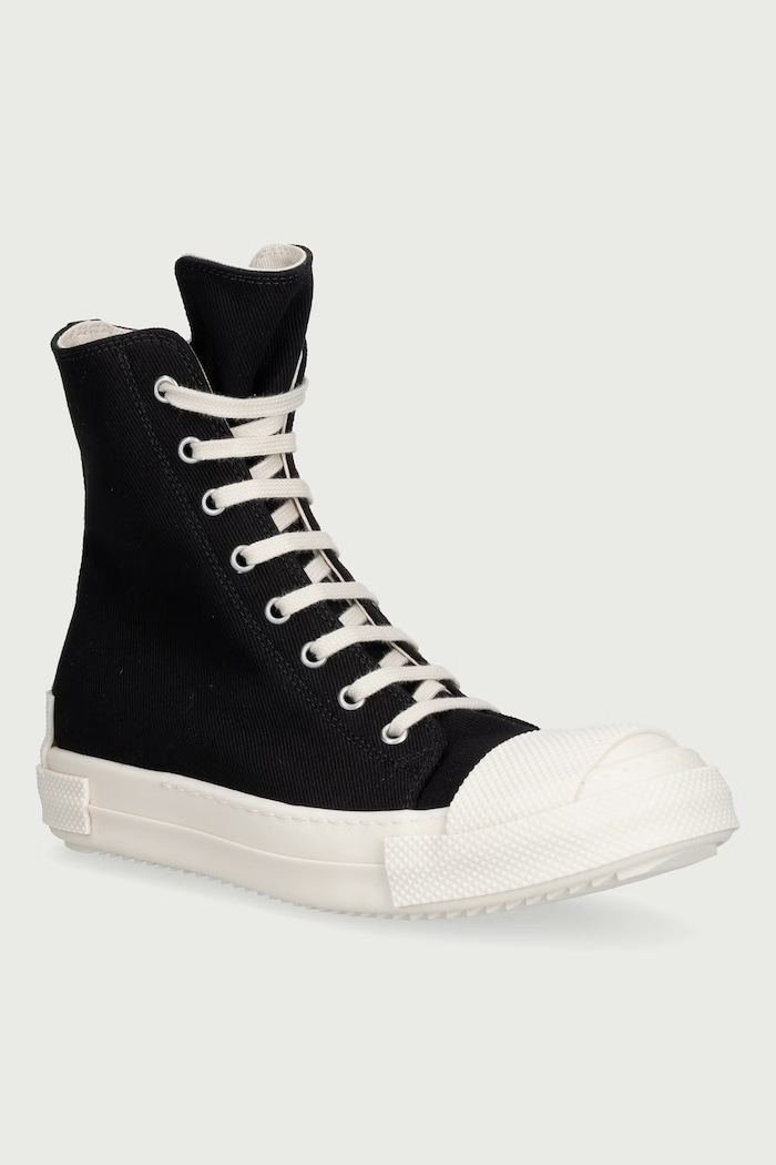 Rick Owens DRKSHDW Πάνινα Γυναικεία υψηλά μαύρο DS02F6800.DOEH1