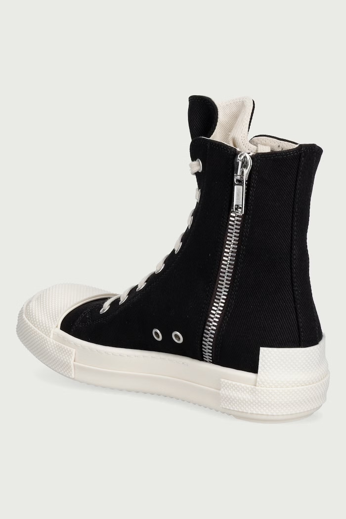 Παπούτσια Rick Owens DRKSHDW Πάνινα Γυναικεία υψηλά DS02F6800.DOEH1 μαύρο