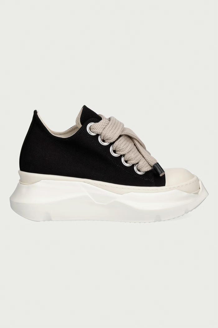 Rick Owens DRKSHDW Jumbolace Abstract Low кеди жіночі на платформі DS02F6845.DOW2 чорний AW26