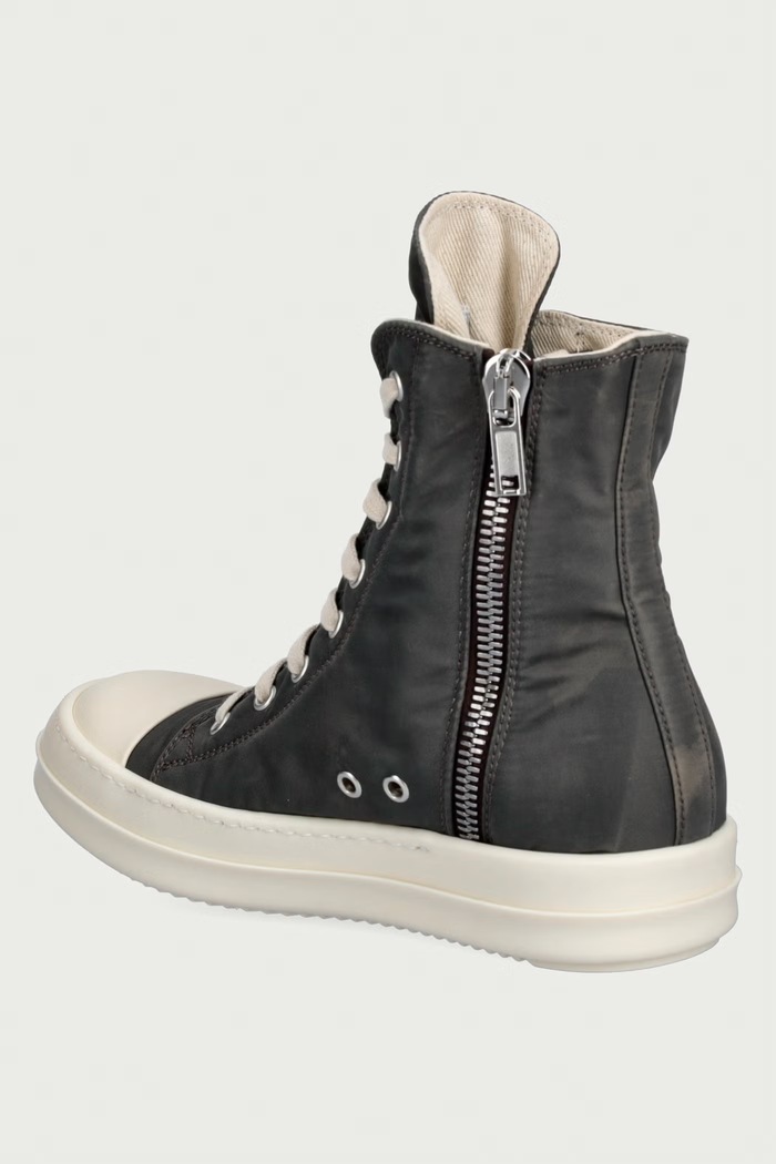 Взуття Rick Owens DRKSHDW Класичні кеди жіночі високі DS02F6800.NBFD сірий