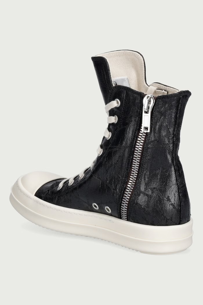 Παπούτσια Rick Owens DRKSHDW Πάνινα Γυναικεία υψηλά DS02F6800.BMC μαύρο