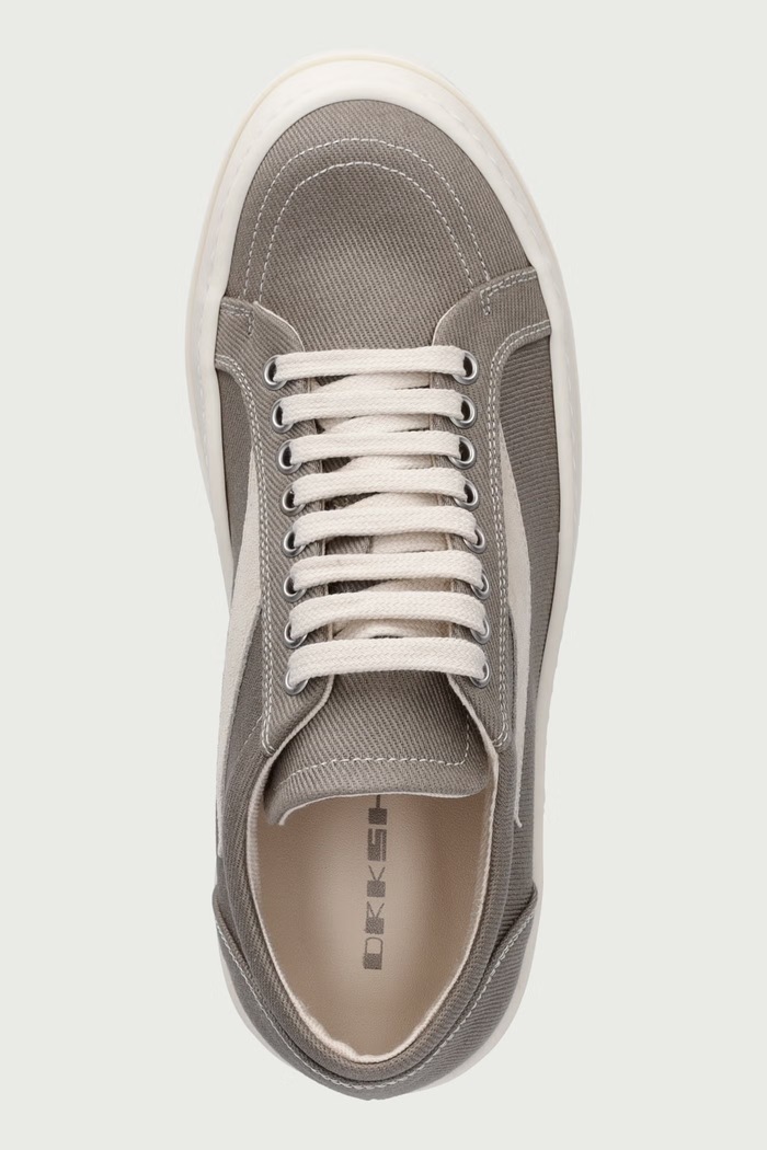 Vintage πάνινα sneakers Γυναικεία χαμηλά Rick Owens DRKSHDW DS02F6803.DOLVS μπεζ